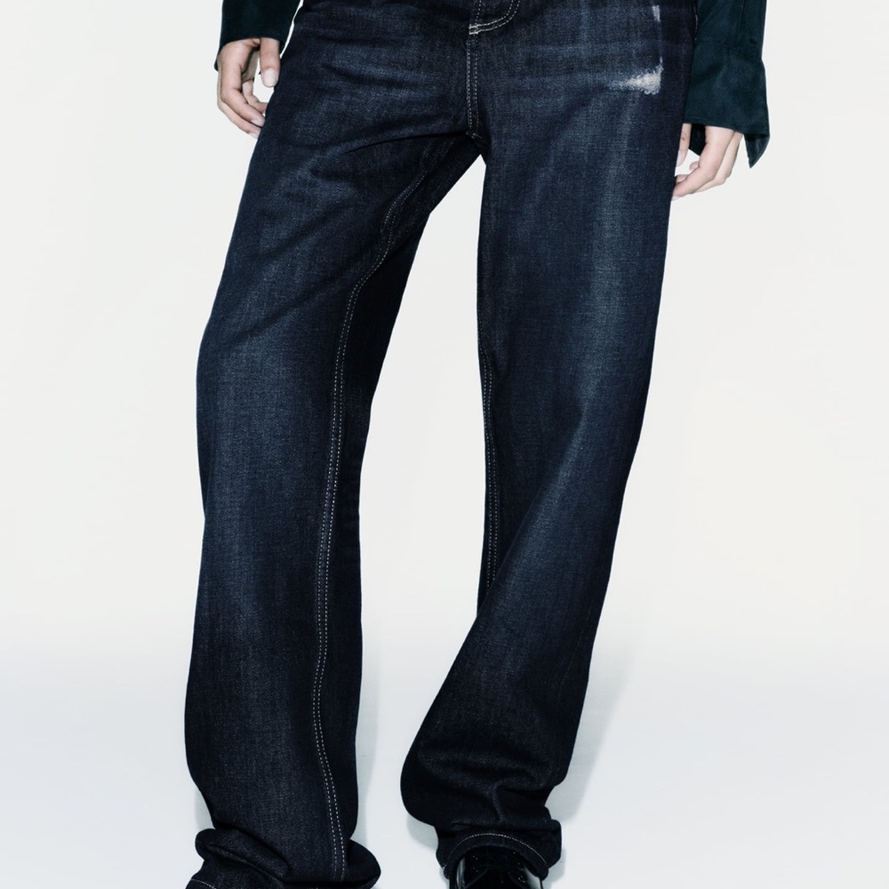ZW collection mid rise slim jeans